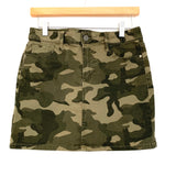 Celebrity Pink Camo Denim-like Skirt NWT- Size 25