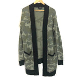 Express Camo Cardigan with Black Trim- Size XS