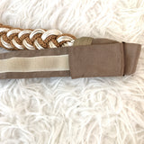 No Brand Braided Belt with Velcro- Size ~S