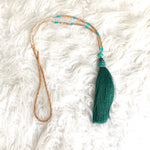 Boutique Green Tassel Necklace