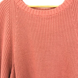 Express Dusty Rose Knit Oversized Sweater Tunic- Size XS
