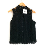 Jack by BB Dakota Black Lace Tank Blouse NWT- Size S