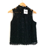Jack by BB Dakota Black Lace Tank Blouse NWT- Size S