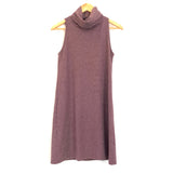 Leith Purple Turtleneck Tank Dress- Size S