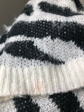 Dreamers Zebra Print Sweater- Size S/M (see notes)