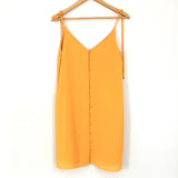 Naked Zebra Orange Button Up Dress NWT- Size S