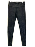 Athleta Black Metallic Crop Pants- Size S