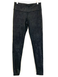 Athleta Black Metallic Crop Pants- Size S