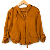 Forever21 Hooded Roll Tab Cinched Waist Jacket NWT- Size S