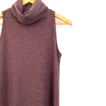 Leith Purple Turtleneck Tank Dress- Size S