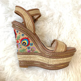 Jessica Simpson Embroidered Wedge- Size 5.5