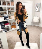 Goodnight Macaroon Cardigan Mustard With Black & White Stripes- Size ~S (see notes)