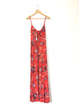Allison Joy Red Floral Maxi Dress- Size M