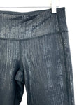 Athleta Black Metallic Crop Pants- Size S
