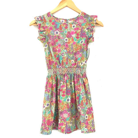 Peek Floral Girl’s Dress With Smocked Waist NWT- Size 6-7
