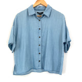 Forever21 Chambray Button Up- Size S