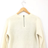 J Crew Cream Ski Sweater 100% Wool- Size S