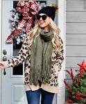 Hayden (Pink Lily) Beige Playful Personality Cardigan NWT- Size S/M