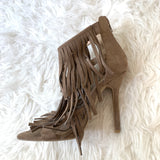 Wild Diva Fringe Heels- Size 5.5