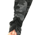 Sundry Camo Legging with Ruched Sides Near Ankle- Size 1