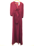 Pink Lily Burgundy Maxi Romper NWT- Size S