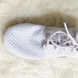 Nike White Mesh Tennis Shoe- Size 6