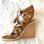 Indigo Road Suede Lace Up Wedges- Size 6