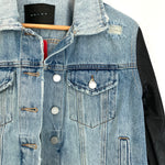 BLANKNYC Revival Vegan Sleeve Denim Jacket NWT- Size S