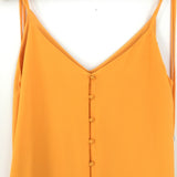 Naked Zebra Orange Button Up Dress NWT- Size S
