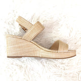 Sole Society Woven Tan Wedge- Size 8