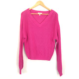 BP Pink Knit V-Neck Sweater NWT- Size XS