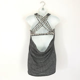 Lululemon Cheetah Print Strappy/Exposed Back Tank- Size ~S (see notes)