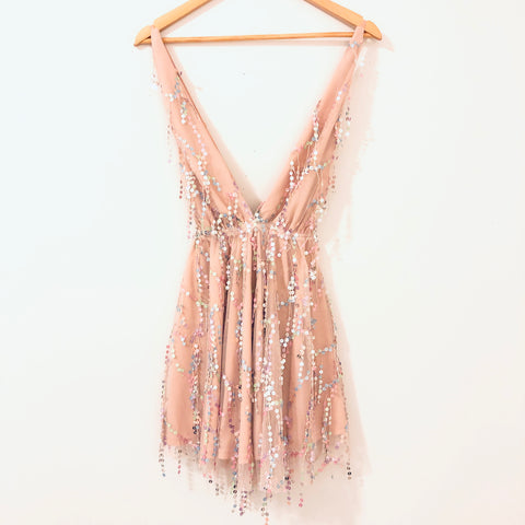 Selfie Leslie Ariana Sequin Dress NWT- Size S