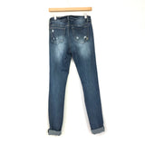 Indigo Rein Distressed Anklet Jeans- Size 7 (Inseam 27.5")